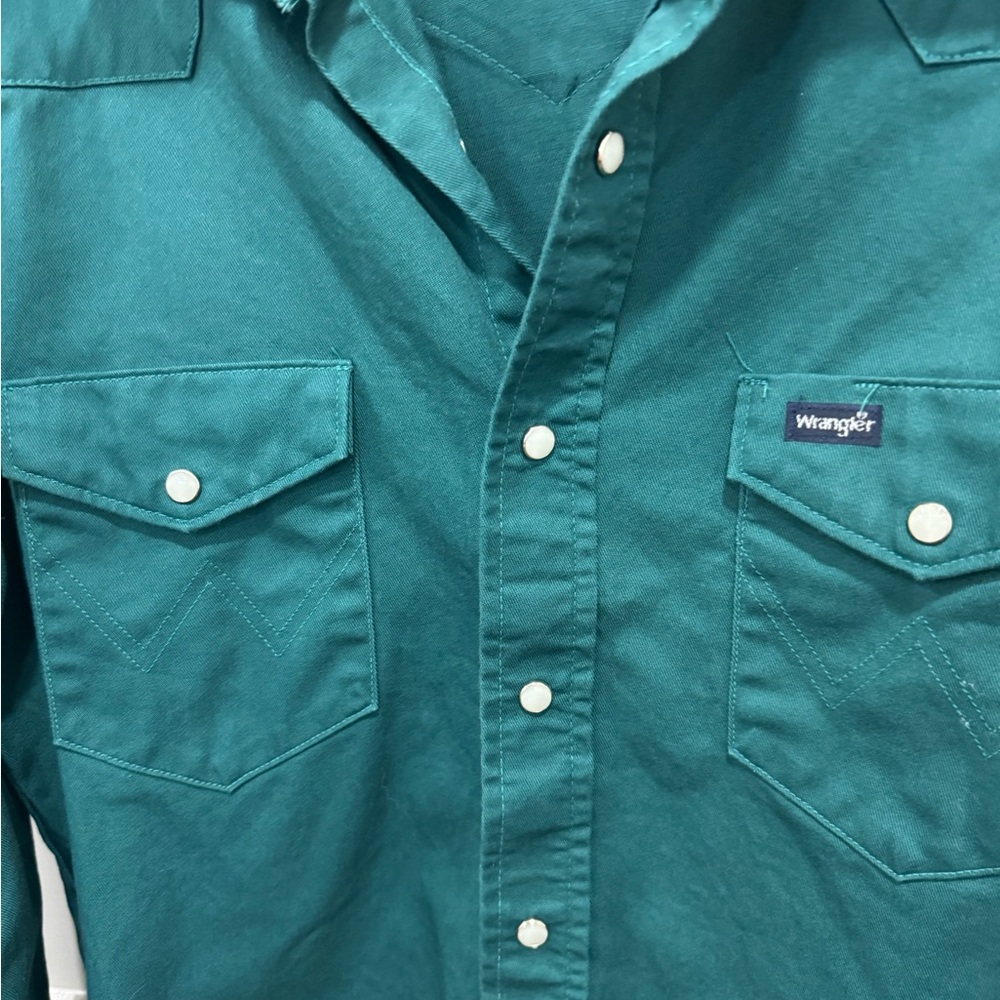 Vintage Wrangler Men's  Heavy Duty Cotton Shirt Sz M